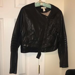 H&M leather jacket